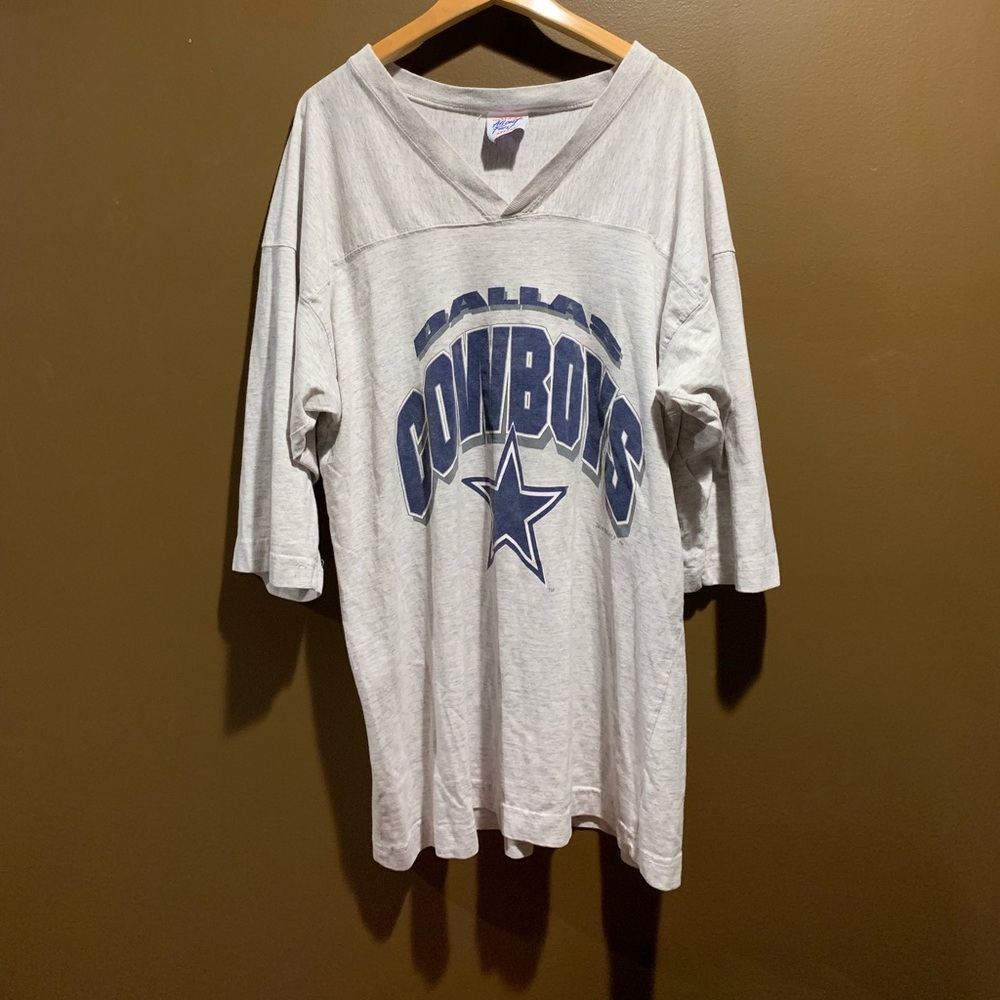Vtg 1995 Dallas Cowboys Jersey Style T Shirt